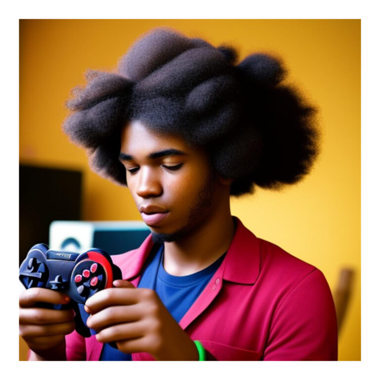 Afro Gamer 8